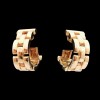 Boucles d'oreilles Cartier Maillon Panthère en or