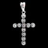 Pendentif Croix diamants