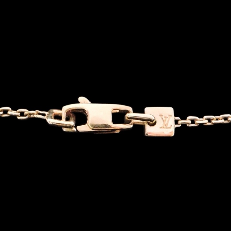 LOUIS VUITTON 18K Yellow Gold Diamond Idylle Blossom Twist Bracelet 420970