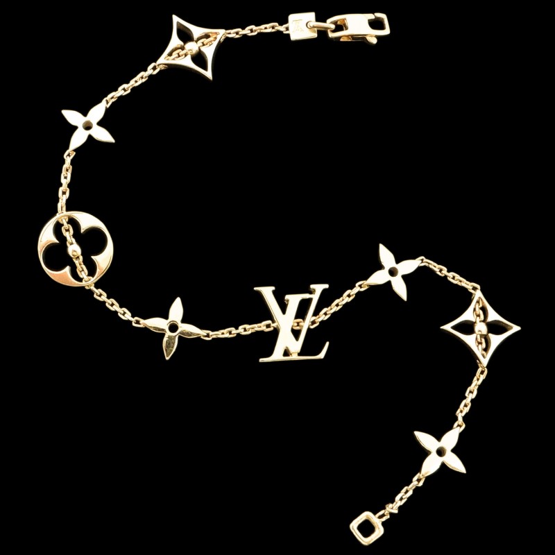 Bracelet Louis Vuitton Idylle Blossom en or