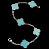 Bracelet Van Cleef & Arpels Vintage Alhambra Turquoise