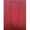 Collier ancien en onyx et perles de culture