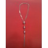 Collier Baccarat en argent et cristal