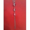 Collier Baccarat en argent et cristal