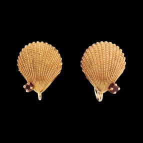 Boucles d'oreilles Tiffany & Co. Coquilles Saint Jacques