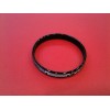 Bracelet Hermès fin en émail bords noirs