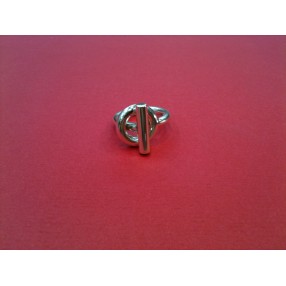 Bague Hermès Spi en argent