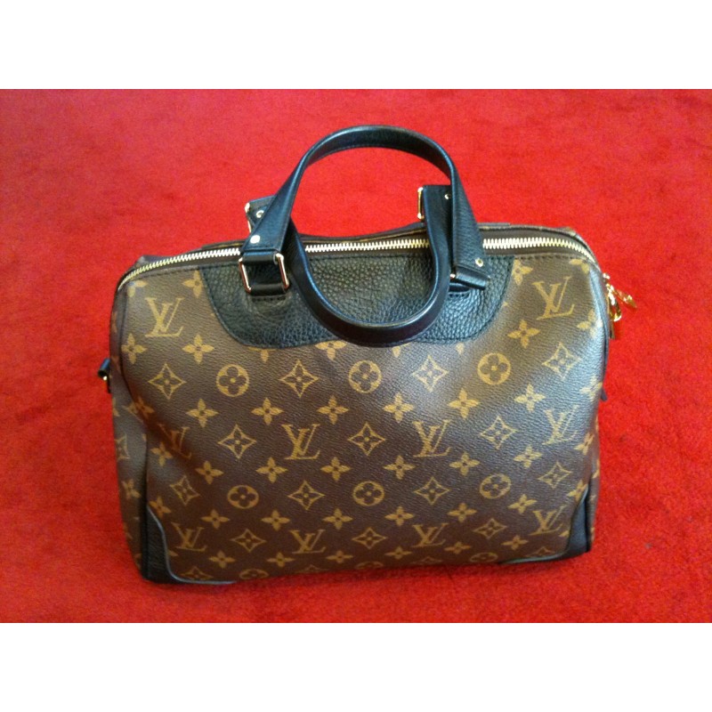 Sac Louis Vuitton Retiro MM en toile monogram et cuir noir