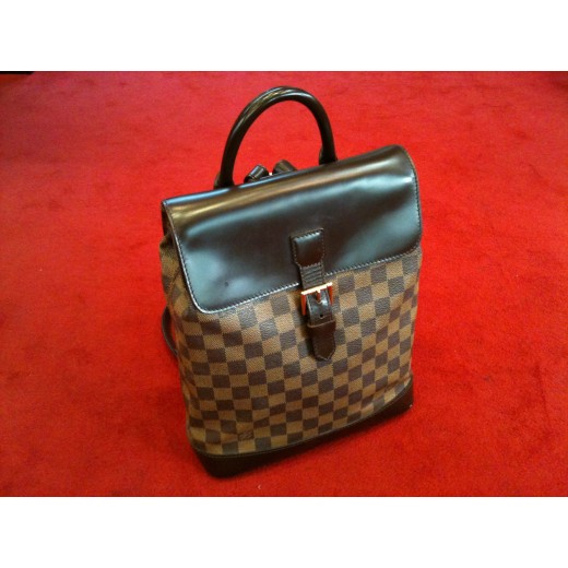 Sac Louis Vuitton Soho en toile damier ébène