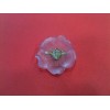 Broche Daum en cristal parme et argent