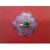 Broche Daum en cristal parme et argent