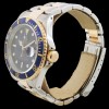 Montre Rolex Submariner Date Bleue en or et acier