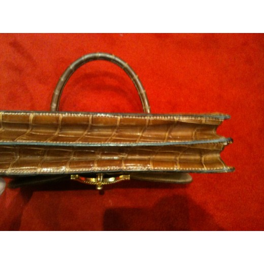 Sac Hermes Vintage en Croco