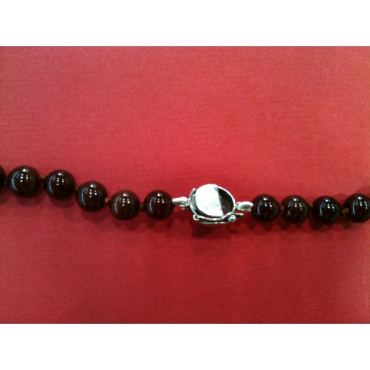 Collier en cornaline rouge