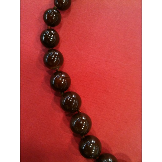 Collier en cornaline rouge