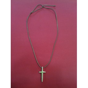 Pendentif Bernardaud Croix en porcelaine