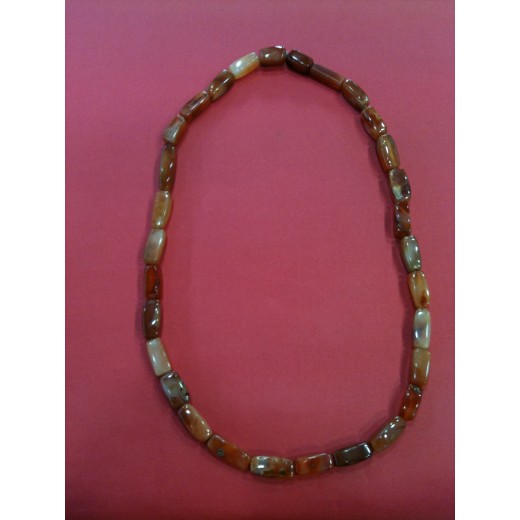 Collier en cornaline