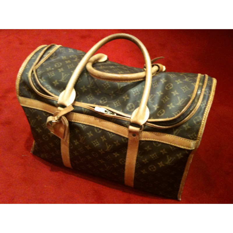 LOUIS VUITTON Sac de voyage pour chien ou chat en toile  Drouotcom