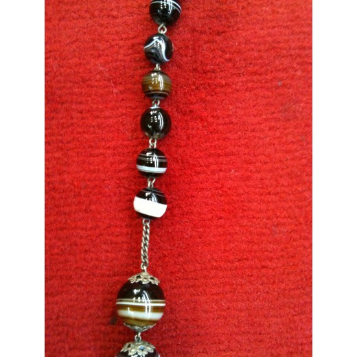 Collier en agate