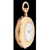 Montre à gousset motifs floraux en or