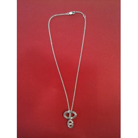 Collier Hermès Chaîne d'ancre 24 en argent