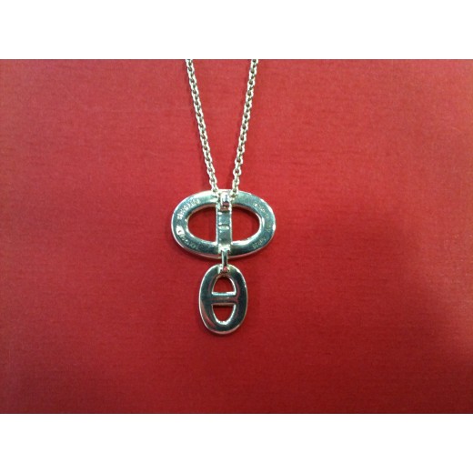 Collier Hermès Chaîne d'ancre 24 en argent