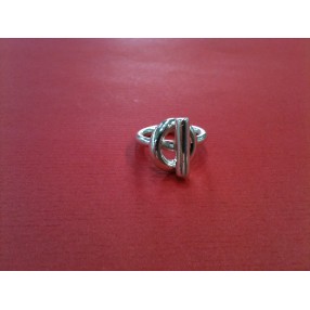 Bague Hermès Spi en argent