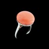 Bague ancienne bouton de corail