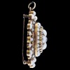 Broche pendentif perles et diamants