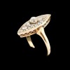 Bague Marquise en or et diamants