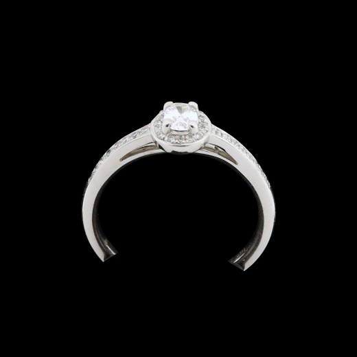 Solitaire diamants 0,60 carat en or