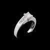 Solitaire diamant princesse 0,50 carat