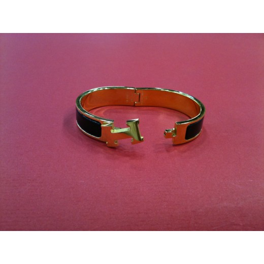 Bracelet Hermès Clic  H noir