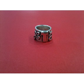 Bague Marc Deloche Je t'aime en  argent 