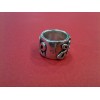 Bague Marc Deloche Je t'aime en  argent 