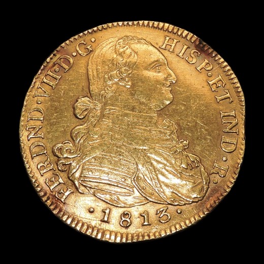 Pièce d'or 8 escudos Ferdinand VII