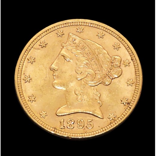 Pièce d'or 5 dollars Liberté