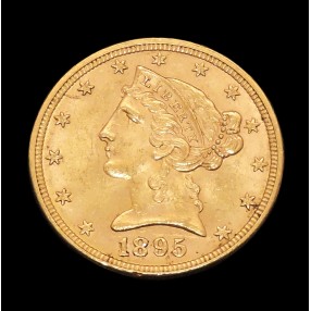 Pièce d'or 5 dollars Liberté