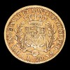 Pièce d'or 20 lires Charles Felix Turin