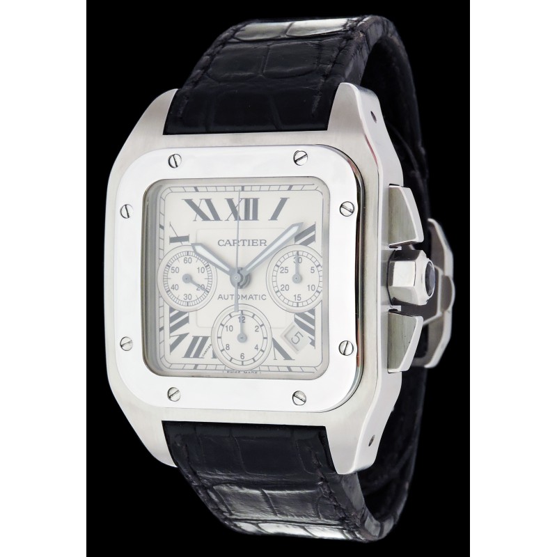 cartier santos 100 xl chrono occasion