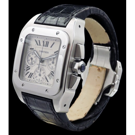 Montre Cartier Santos 100 XL Chronographe