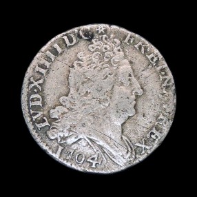 Pièce en argent 1 Ecu Louis XIV