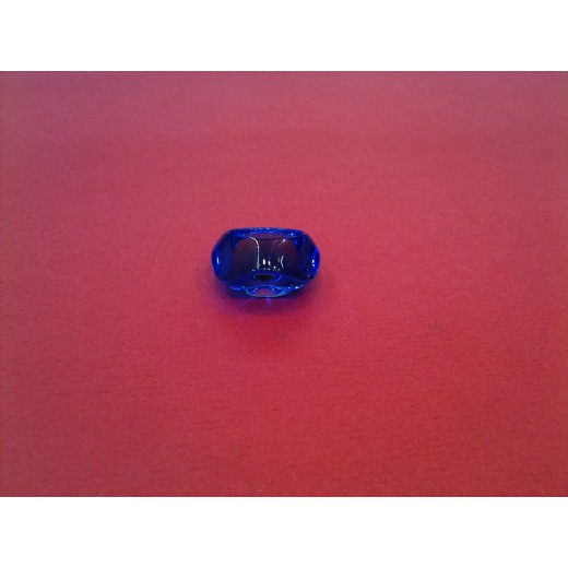 Bague Baccarat en cristal bleu