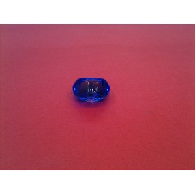 Bague Baccarat en cristal bleu