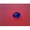 Bague Baccarat en cristal bleu
