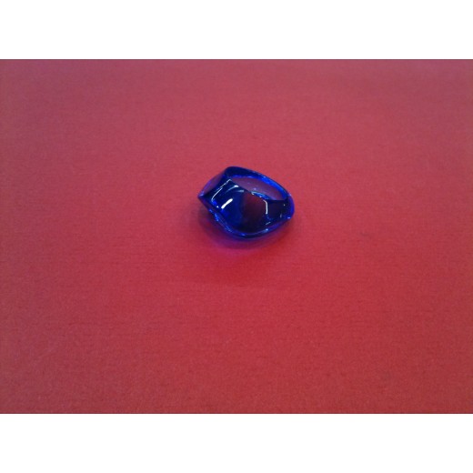 Bague Baccarat en cristal bleu