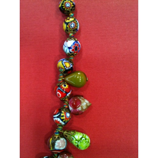 Collier en verre de Murano