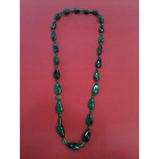 Collier en malachite 