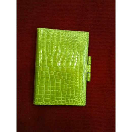 Couverture Agenda Hermès en crocodile posorus