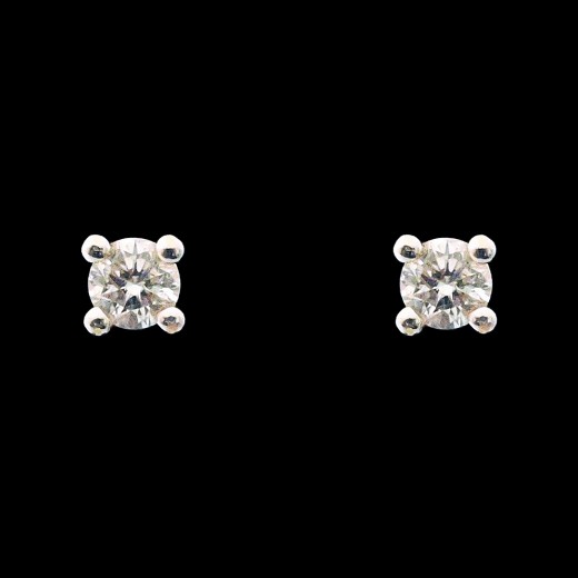 Clous diamants 0,16 carat en or